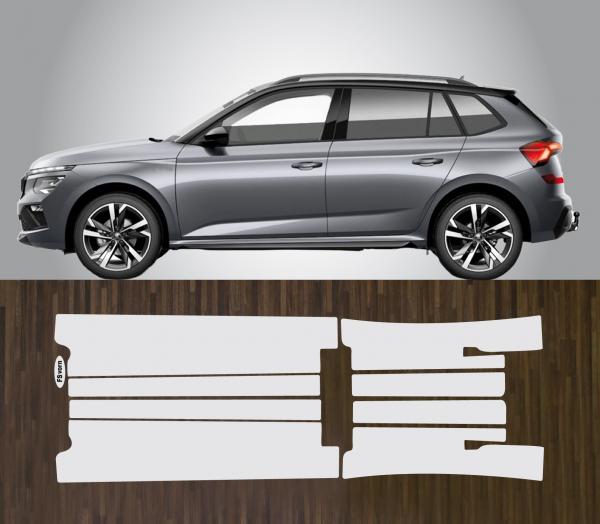 Lackschutzfolie für Türeinstiege Einstiegsleisten Skoda Kamiq ab 2024